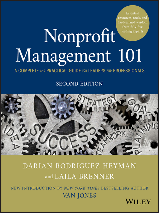 Title details for Nonprofit Management 101 by Darian Rodriguez Heyman - Available